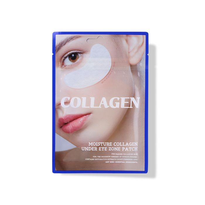 Гидрогелевые патчи для глаз увлажняющие TENZERO MOISTURE COLLAGEN UNDER EYE ZONE PATCH с коллагеном 25г #1