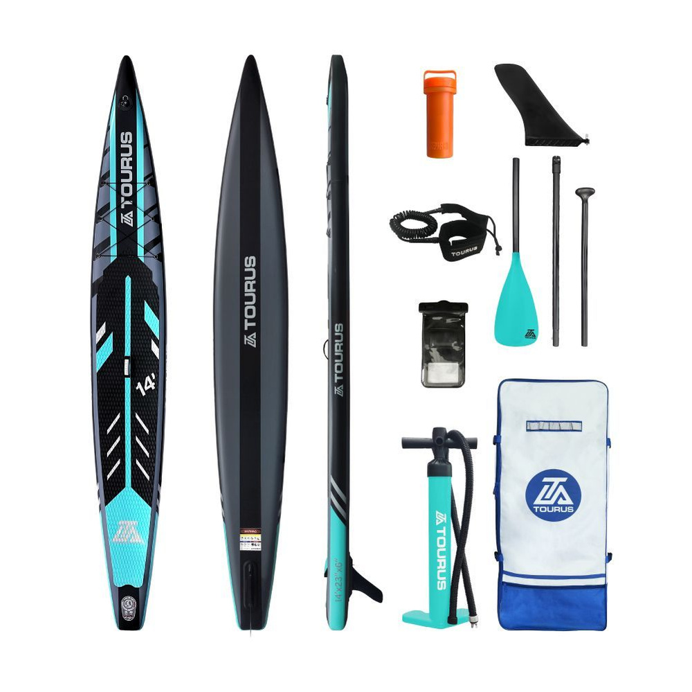 Гоночная САП доска SUP touring board TOURUS TS-RA01 14.0 (426x58x15 см) с аксессуарами  #1