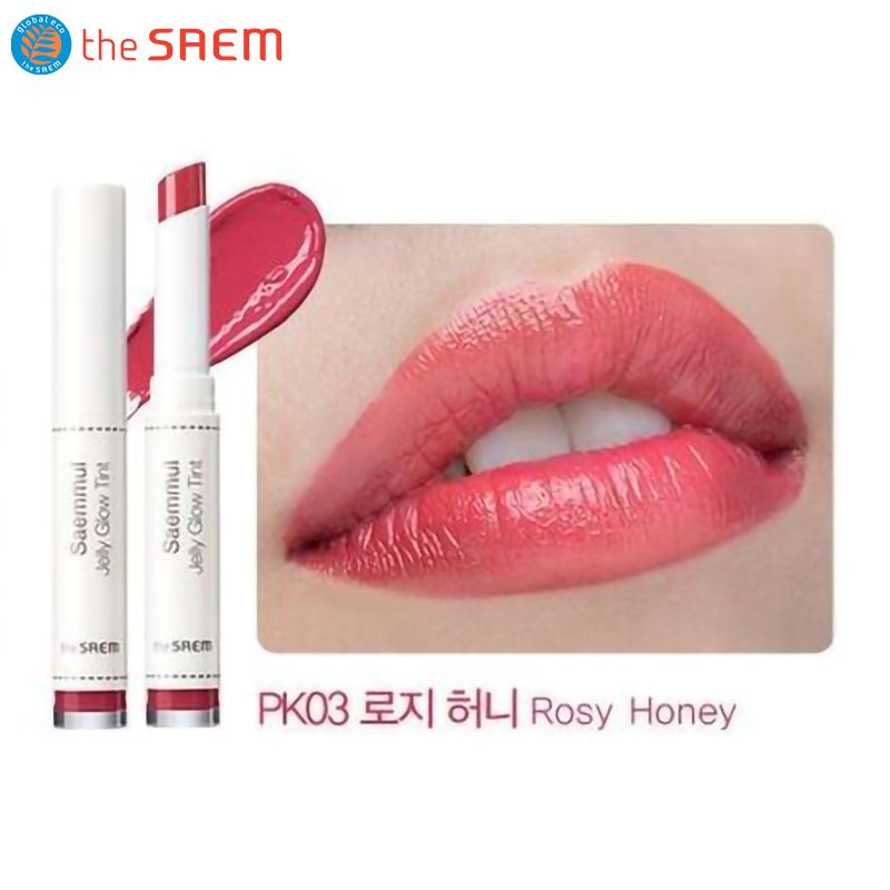 the SAEM губная помада Saemmul Jelly Glow Tint ( PK03 Rosy Honey ) Корейская косметика  #1