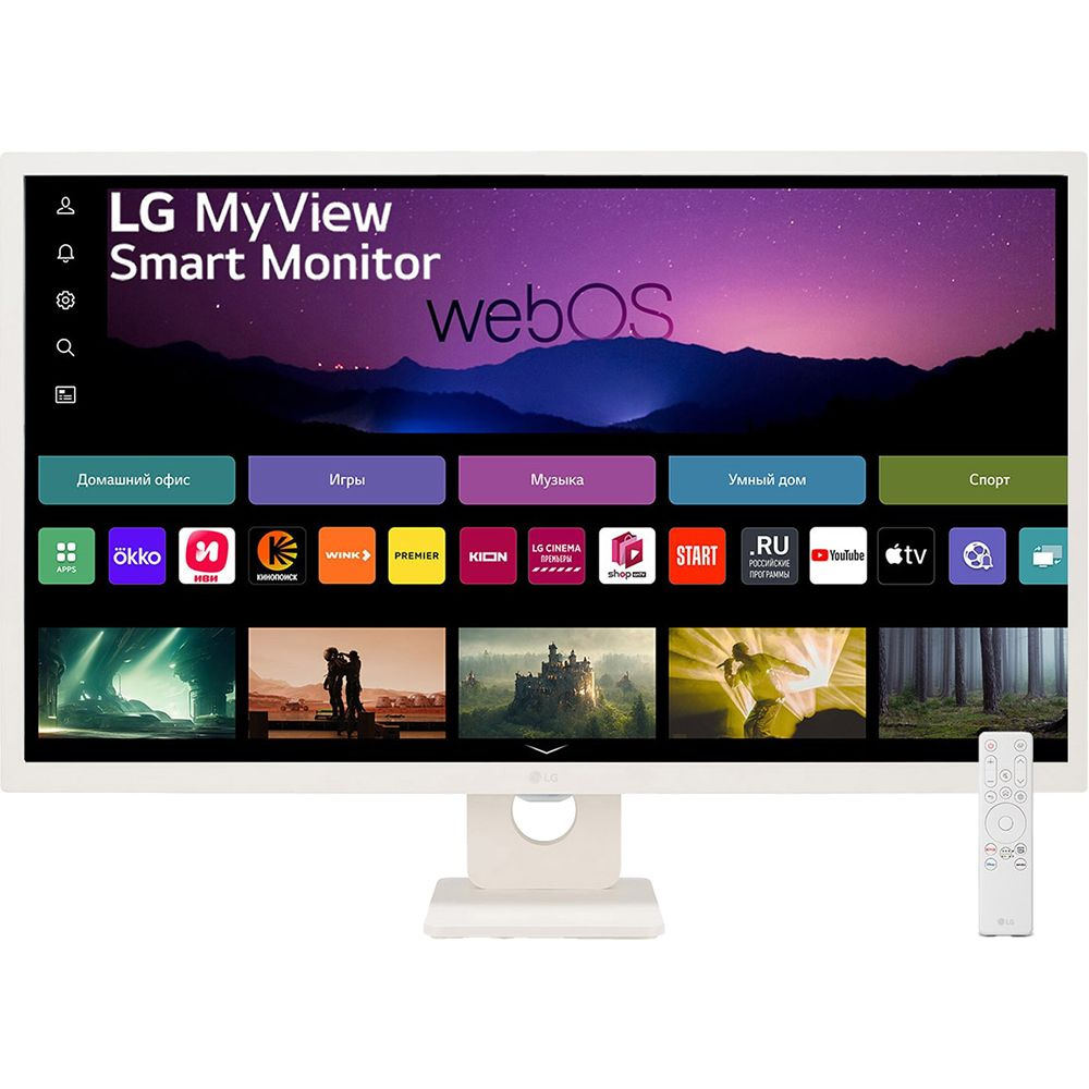 LG Монитор 32SR50F-W, белый #1