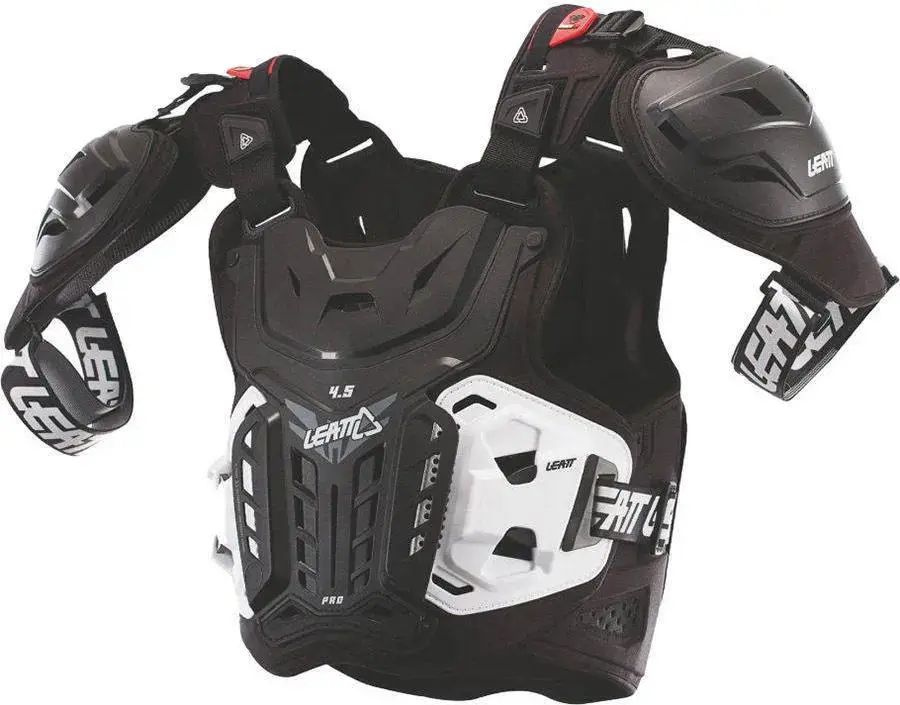 Мотозащита Черепаха LEATT Chest Protector 4.5 Pro мужская, Black (70-90 кг), размер XXL  #1