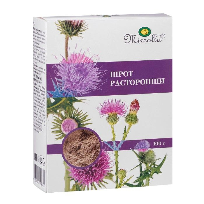 Шрот расторопши Mirrolla, 100 г #1