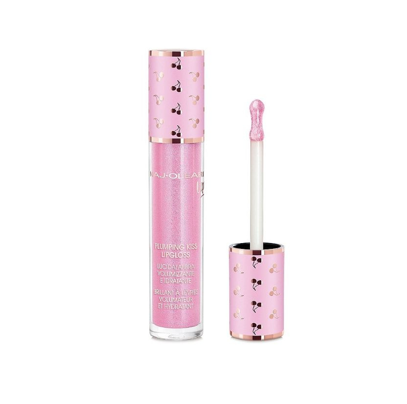 NAJ OLEARI Блеск для губ, придающий объем PLUMPING KISS LIP GLOSS, HOLOGRAPHIC PINK 6 мл  #1