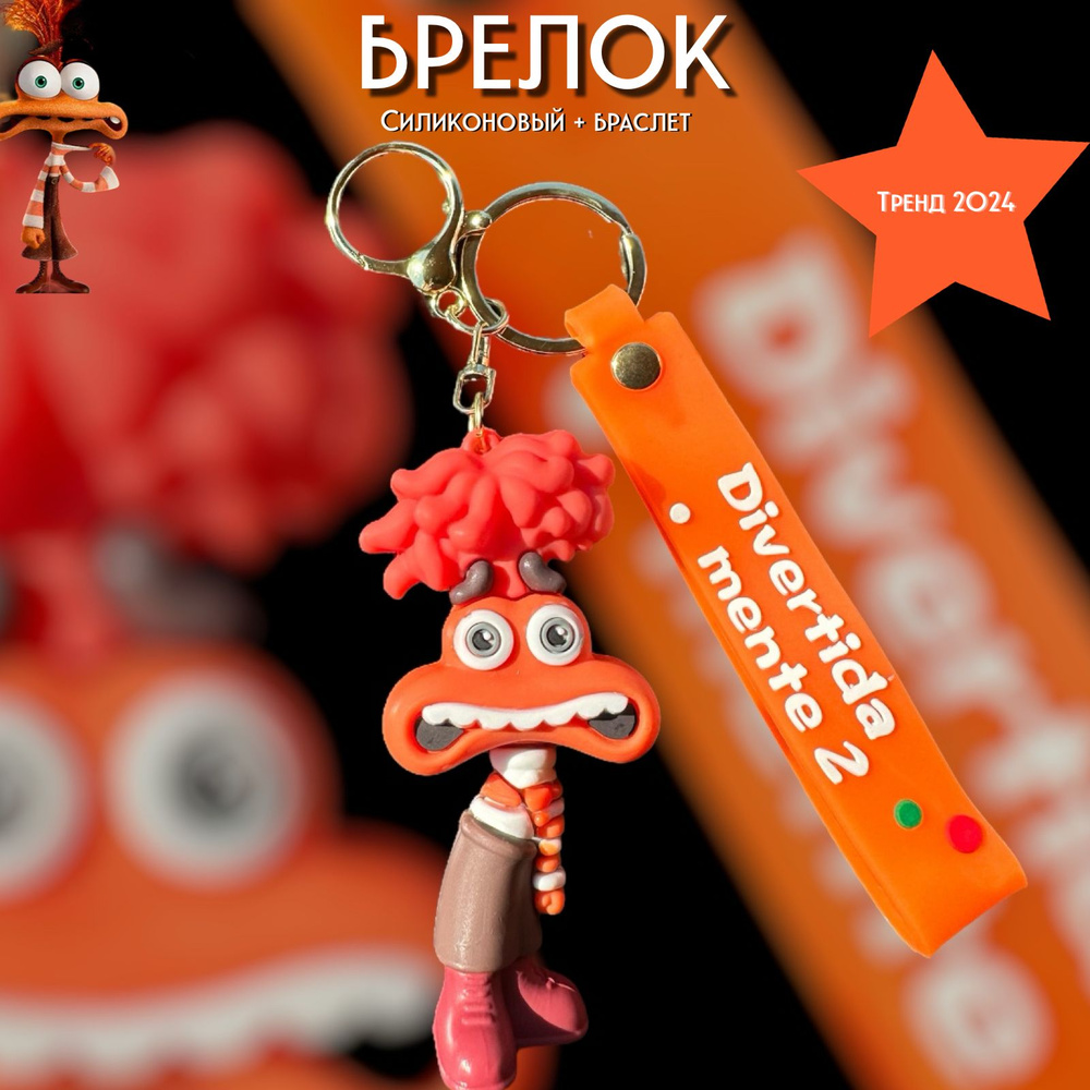 Брелок-игрушка Тревожность (Головоломка 2) для ключей, сумки, рюкзака  #1