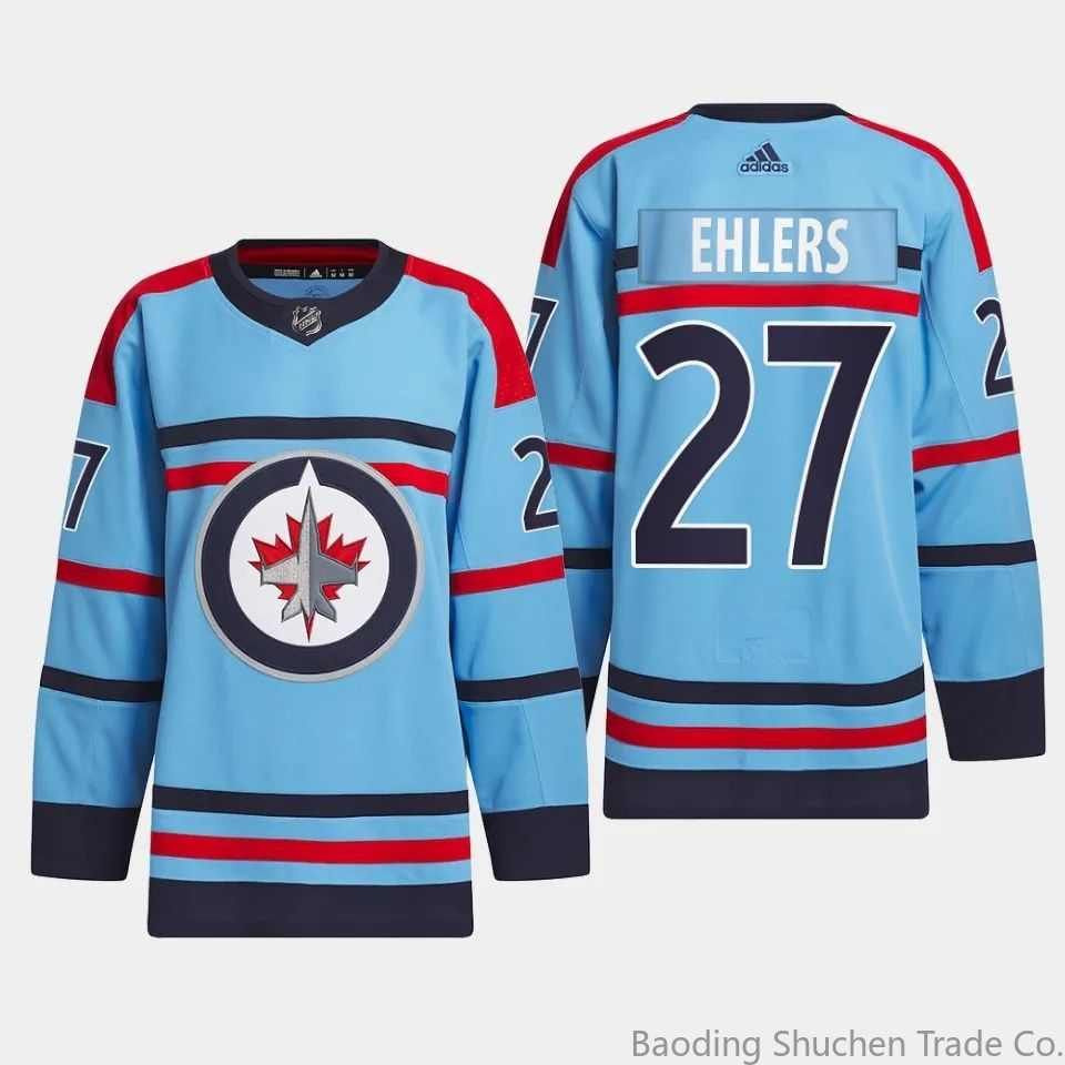 NHL джерси хоккейная Виннипег Джетс Winnipeg Jets Jersey 27 Nikolaj Ehlers  #1