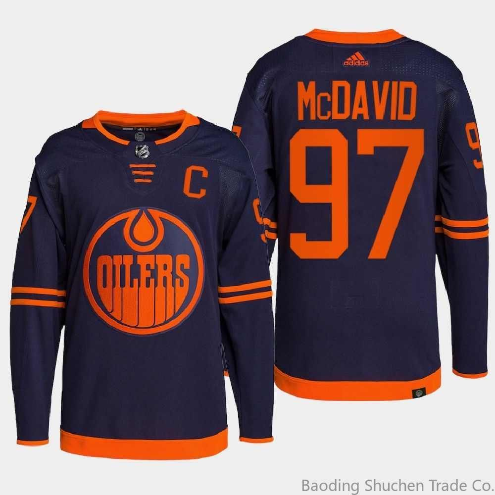 NHL джерси хоккейная Эдмонтон Ойлерз Edmonton Oilers Jersey 97 Connor McDavid  #1