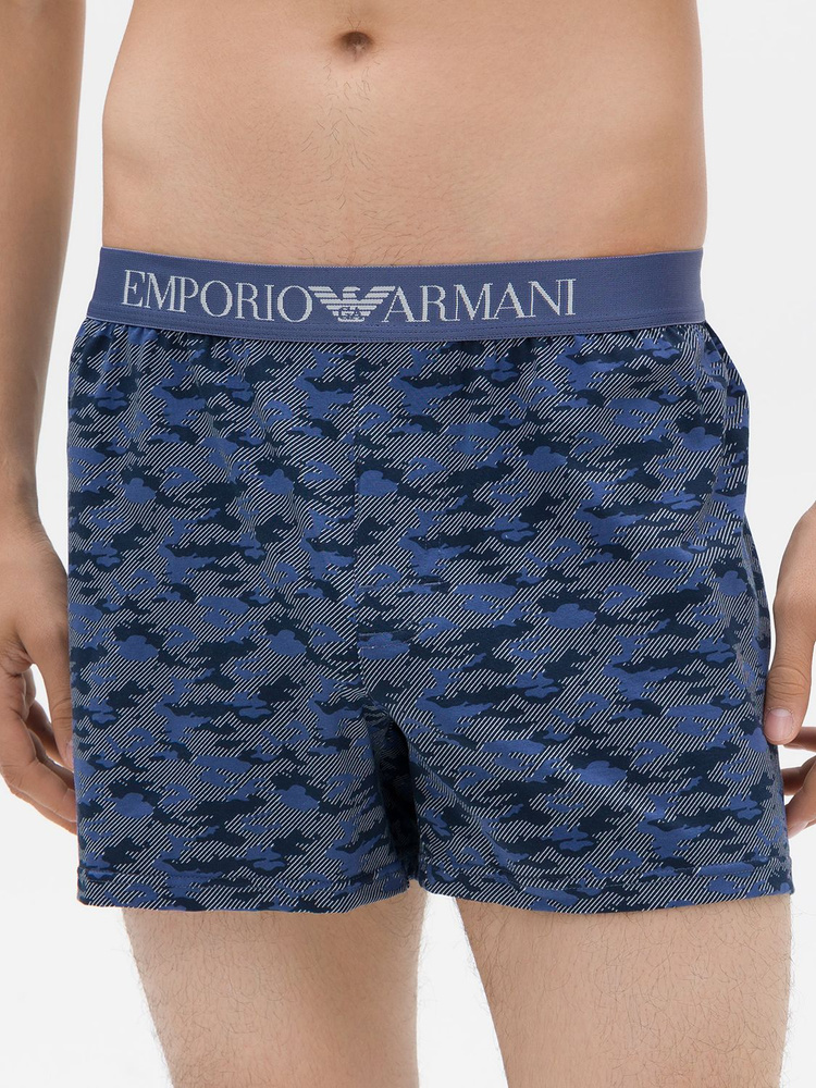 Трусы боксеры Emporio Armani Classic Pattern Mix, 1 шт #1