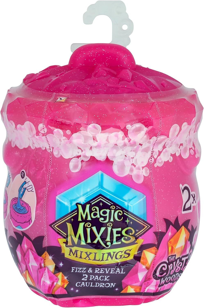 Маленький котел Magic Mixies Mixlings Twin S3 (2 питомца) розовый 14808 #1