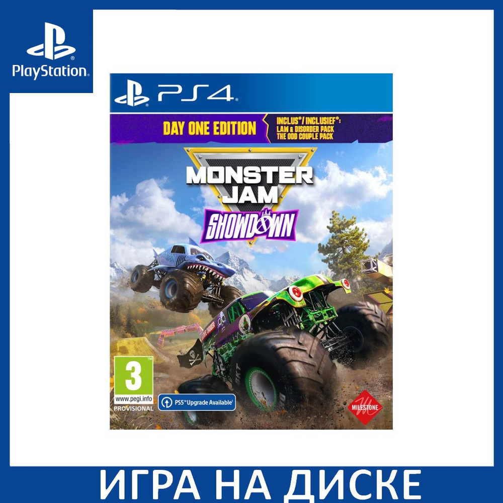 Игра Monster Jam Showdown Day One (Day One Edition) PS4, PS5 Диск на PlayStation 4 и PlayStation 5  #1