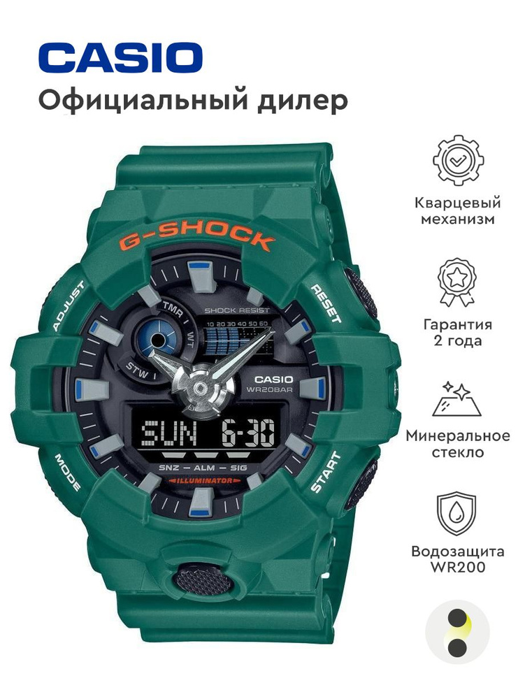 Мужские наручные часы Casio G-Shock GA-700SC-3A #1