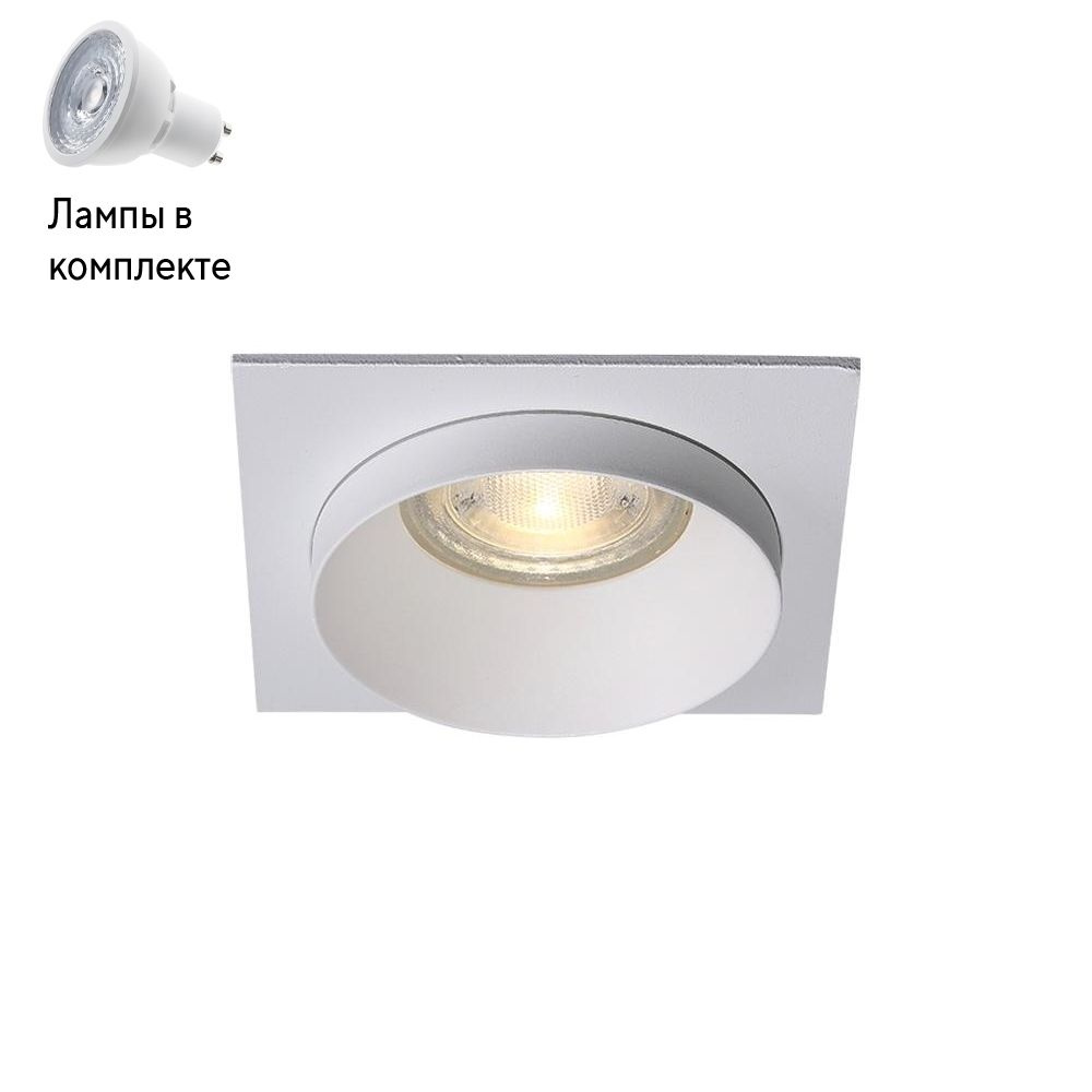 Светильник точечный с Led лампочками в комплекте CRYSTAL LUX CLT 044C WH+Lamps  #1