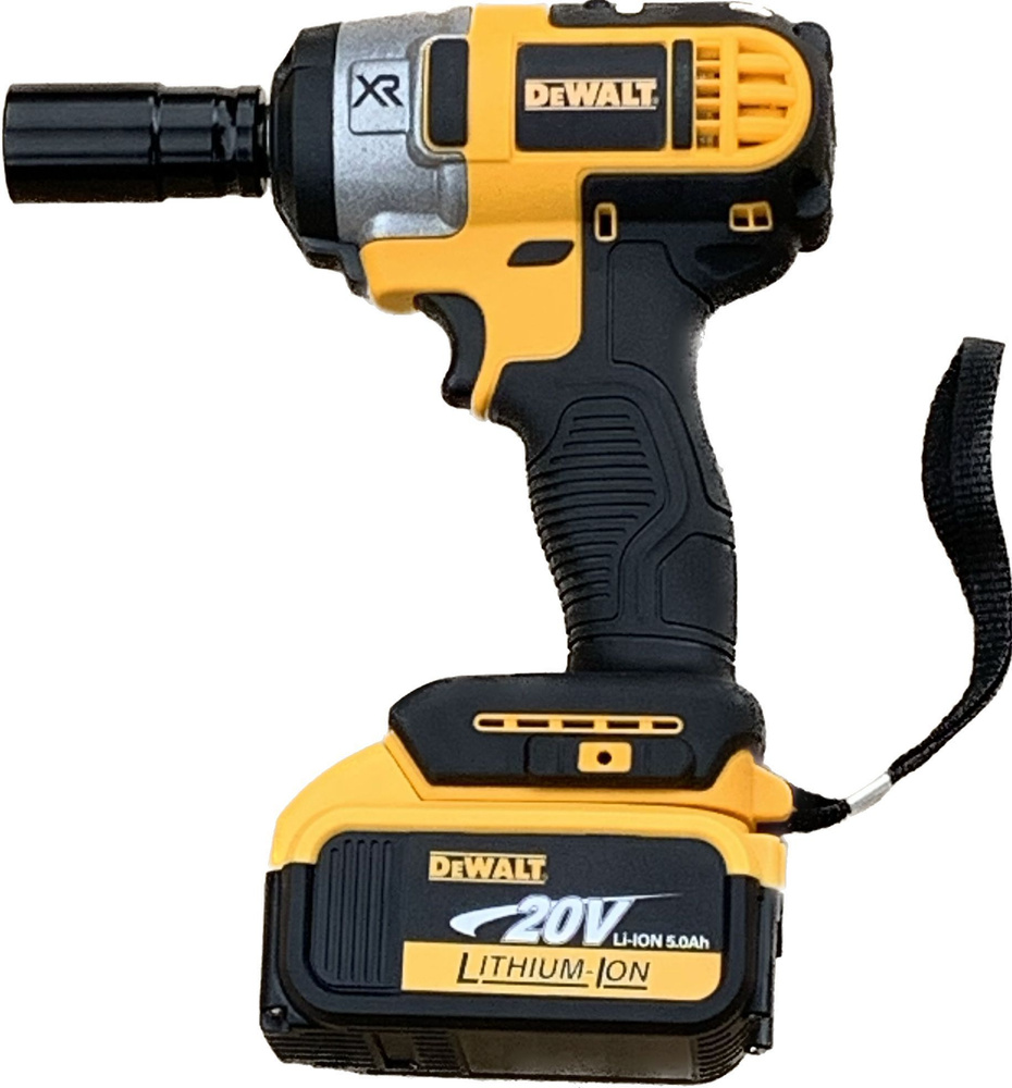 Гайковерт аккумуляторный ударный, шуруповерт бесщеточный DeWalt XR, 21V, 5.0 Ah  #1