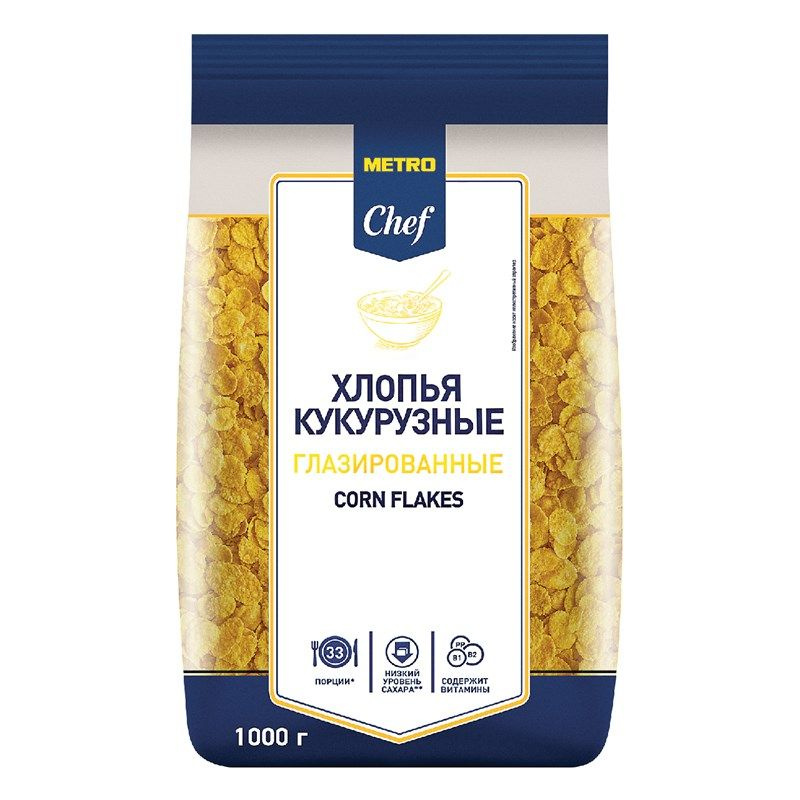 METRO Chef Готовый завтрак Хлопья кукурузные глазированные, 1кг  #1