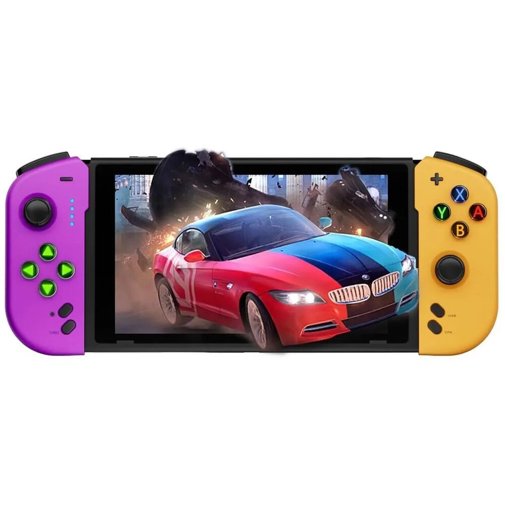 Геймпад EasySMX STK-7046 VG-M011 для консоли Nintendo Switch OLED Yellow & Purple #1