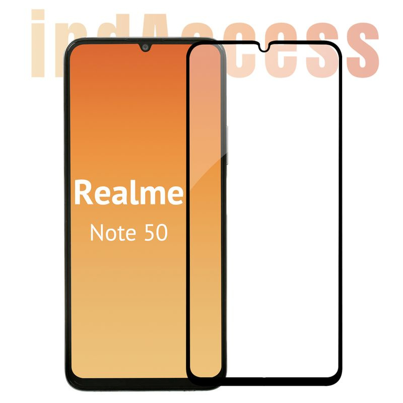 Защитное стекло на Realme Note 50/ для Реалми Нот 50/ indAccess #1