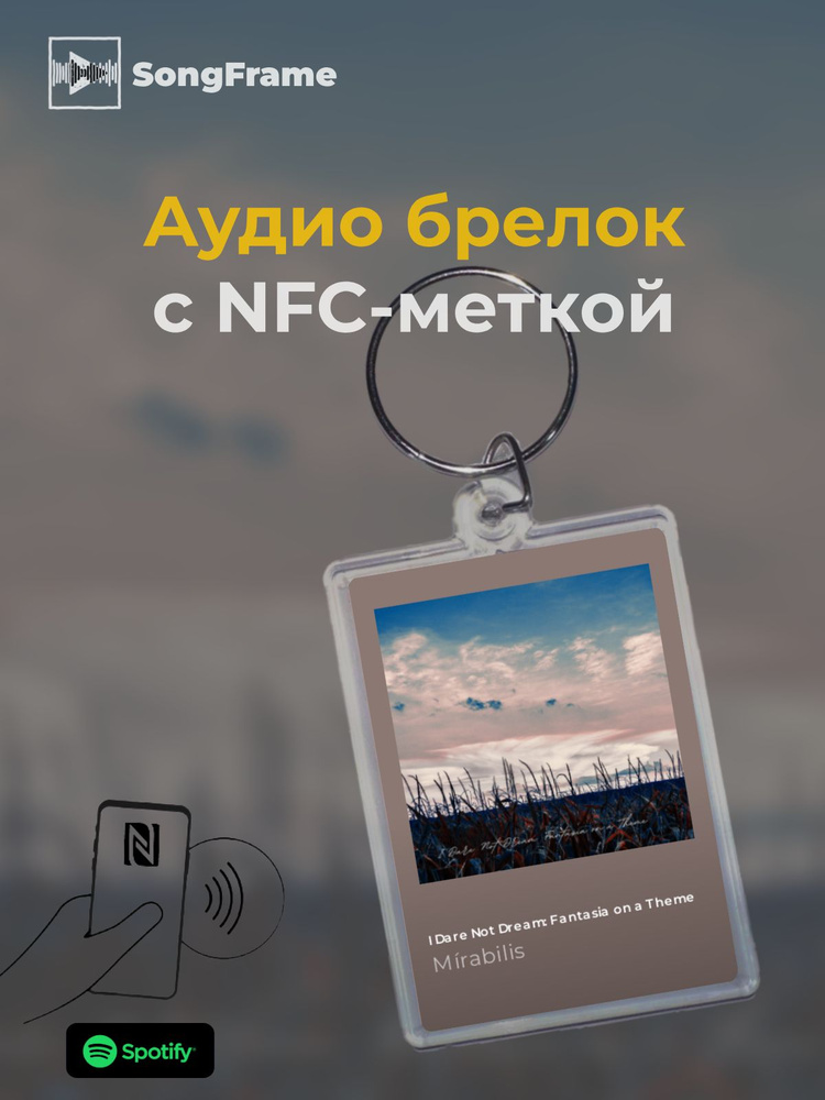 Брелок Spotify с NFC Трек: MIrabilis - I Dare Not Dream: Fantasia on a Theme #1