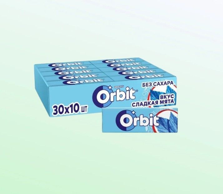 Жевательная резинка Orbit Сладкая мята 30 шт 13.6 гр #1