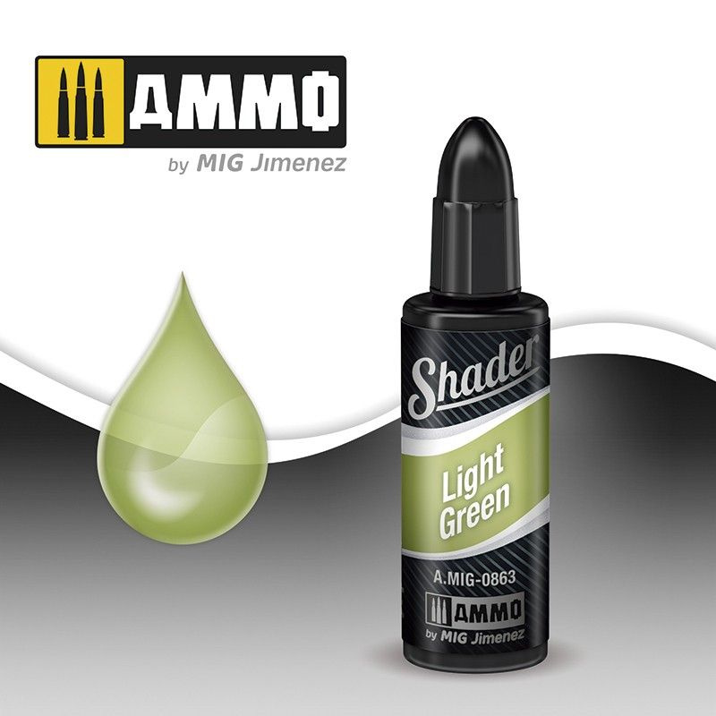 Акриловый шейдер SHADER Light Green (10mL) (Ammo Mig) #1