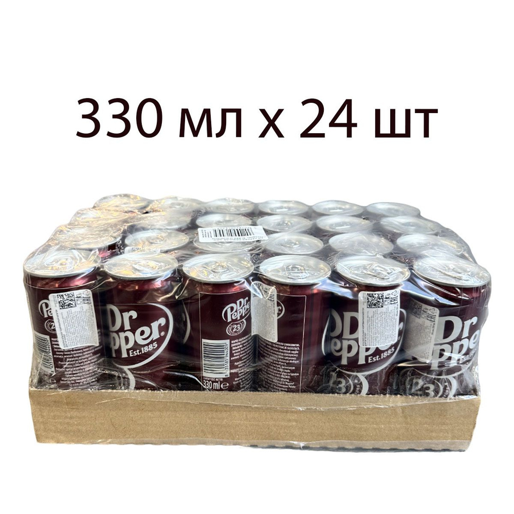 Газированный напиток Dr. Pepper (Доктор Пеппер) 330 мл х 24 шт #1