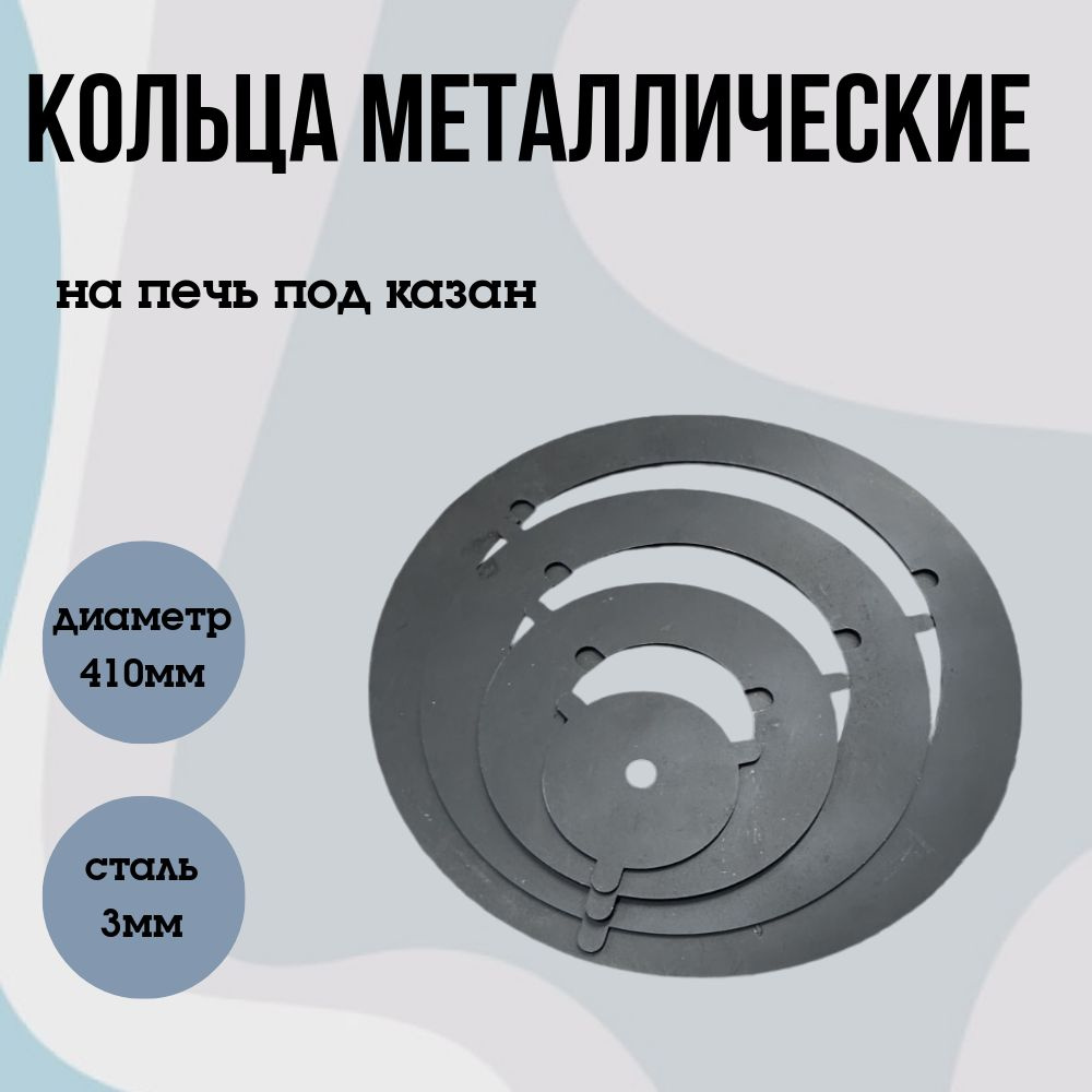 Адаптер , кольца для печи под казан , диаметр 410 мм. #1