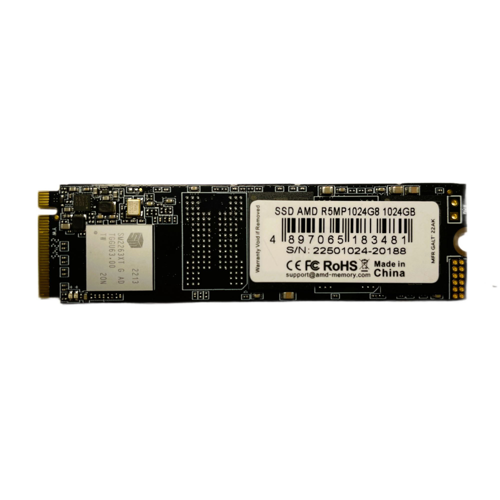 AMD 1 ТБ Внутренний SSD-диск Radeon R5 M.2 2280 PCIe Gen3x4 NVMe (R5MP1024G8) #1