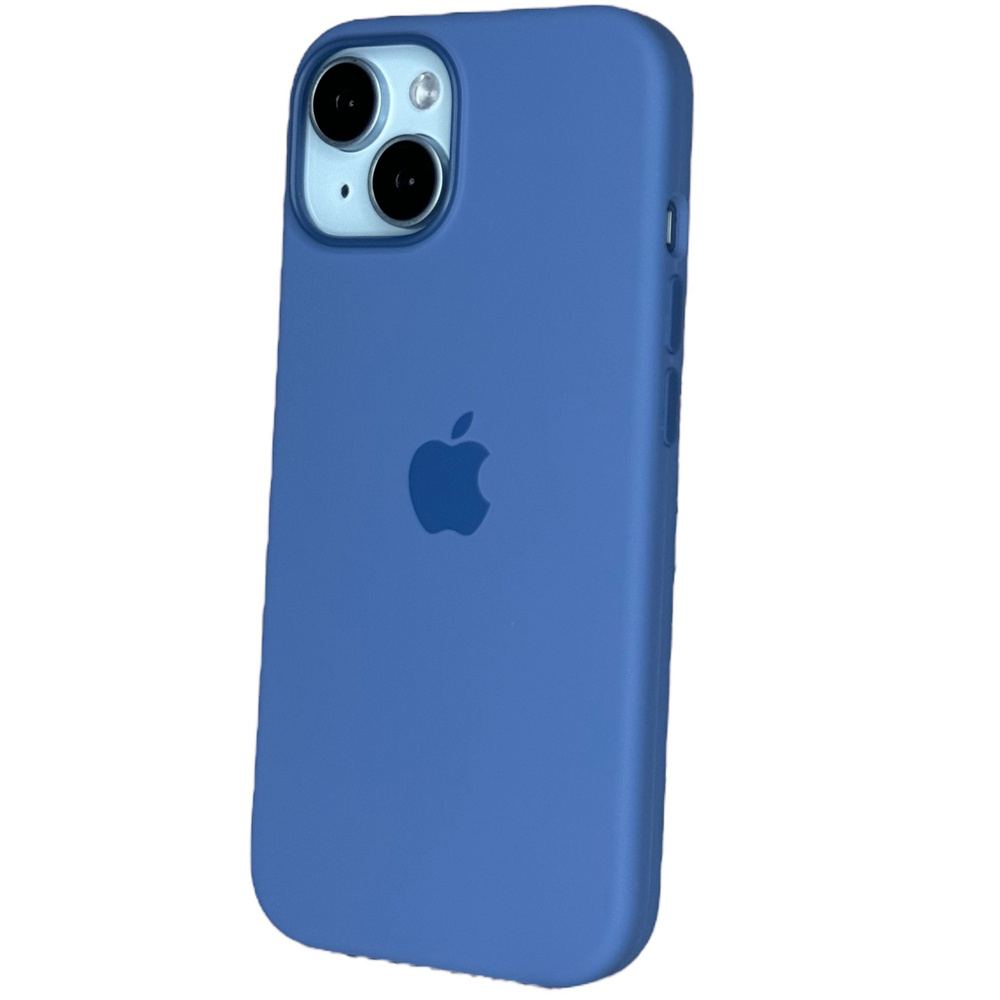 Silicone Case для Iphone 15 PRO MAX, Оригинальный Силиконовый Чехол с MagSafe, с анимацией (NFС), цвет #1