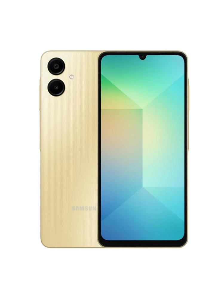 Samsung Смартфон Galaxy A06 EU 4/64 ГБ, золотой #1