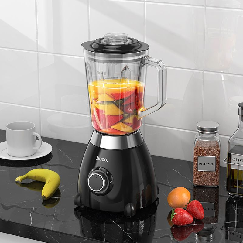 Блендер HOCO HE33 Juicer Blender, 1.5 литра, 500W, черный #1