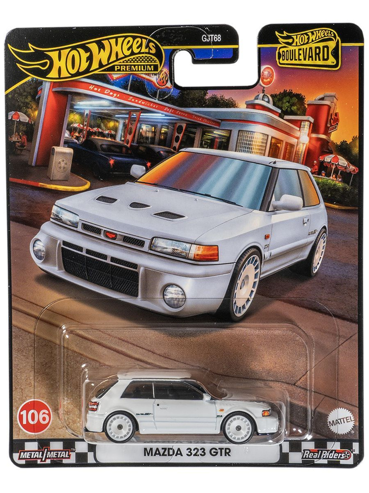 Машинка Hot Wheels Premium Mazda 323 GTR #1