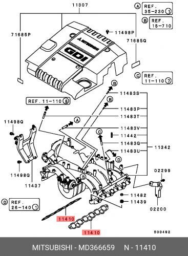 Прокл.вп.колл.MITSUBISHI #1