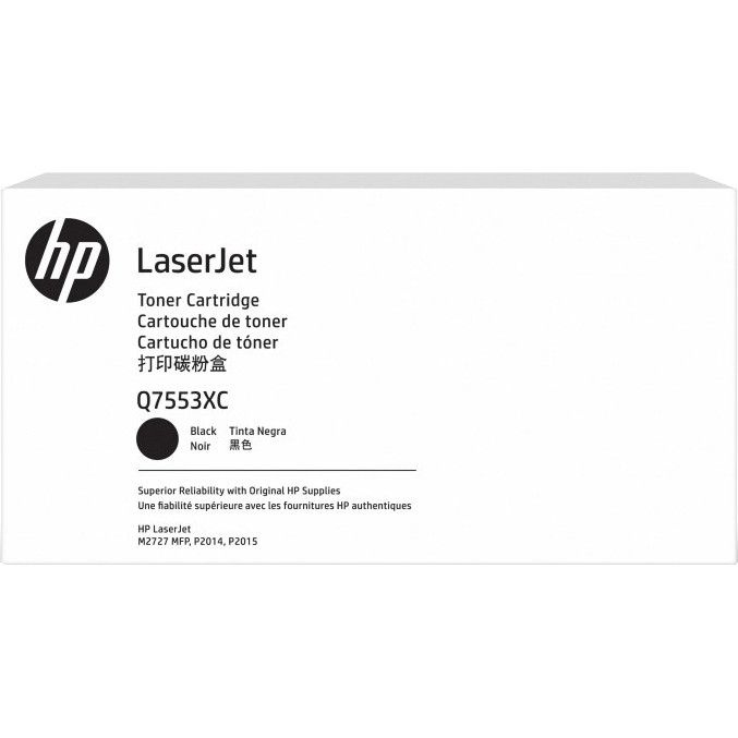 Тонер-картридж HP LaserJet Q7553X Contract Black Print Cartridge #1