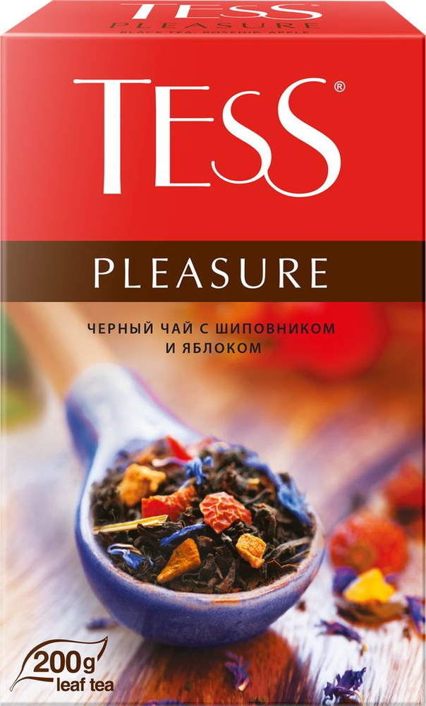 Чай черный TESS Pleasure с ароматом тропических фруктов и растительными компонентами байховый, листовой, #1