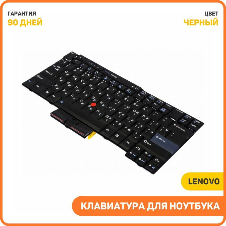 Клавиатура для ноутбука Lenovo ThinkPad X220 / ThinkPad T400 / ThinkPad T400S и др., черный  #1