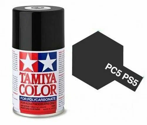 Краска Tamiya PS-5 Black(Черная) #1