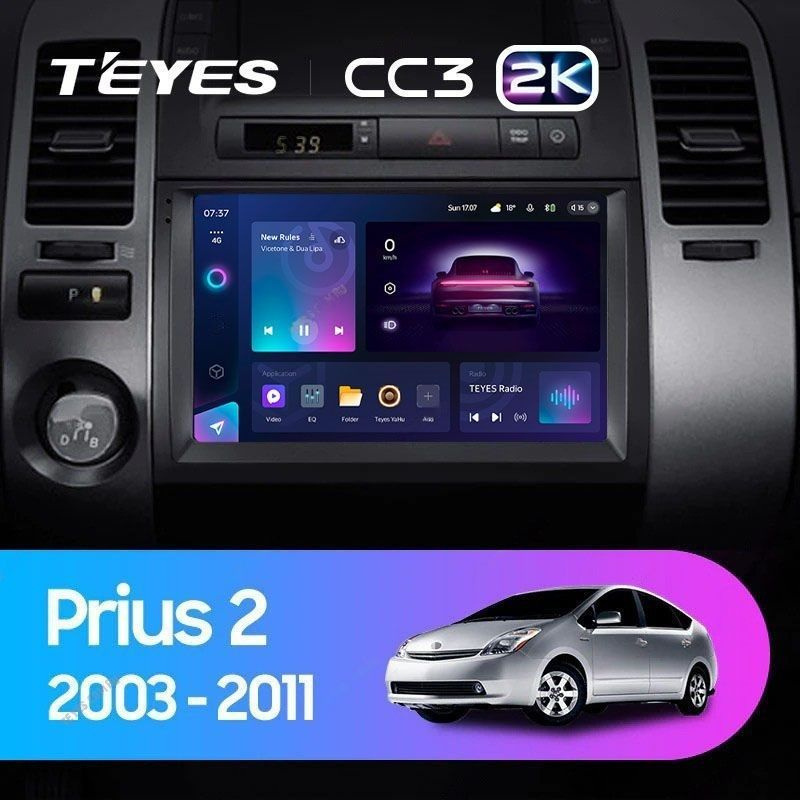 Штатная магнитола Teyes CC3 2K 4/64 Toyota Prius XW20 (2003-2011) F1 #1