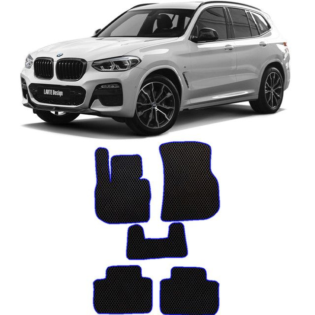 Коврики автомобильные из EVA в салон для BMW X3 G01 БМВ Х3 Г01 ( 2017 2018 2019 2020 2021 2022 2023 г.в) #1