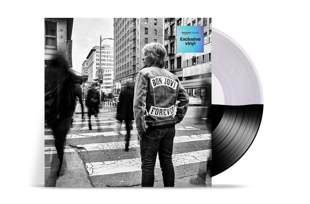 Виниловая пластинка BON JOVI Forever LP (Amazon Exclusive Black/Clear Split Vinyl) #1