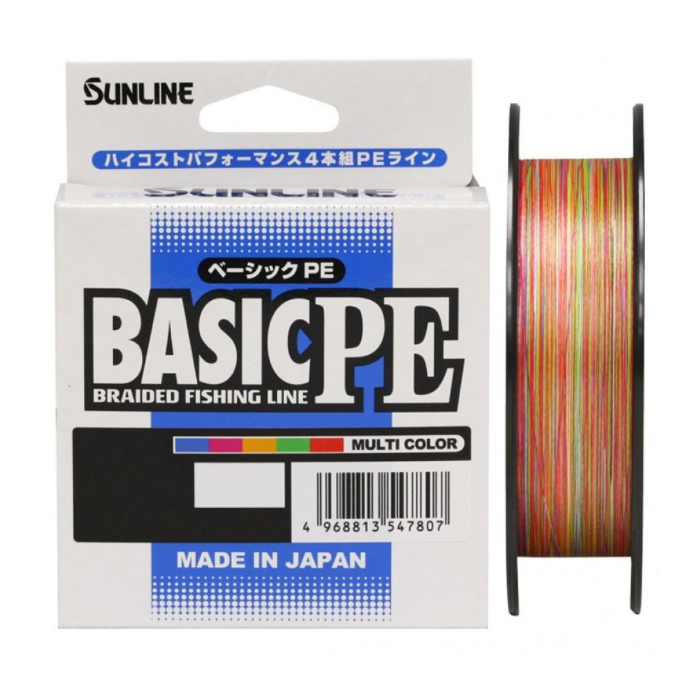 Шнур Sunline Basic HG PE X4 150m 5C Multi Color #2.0 #1