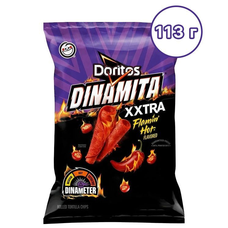 Кукурузные чипсы Doritos Dinamita XXTRA Flamin Hot 1 шт. 113.4 г США #1