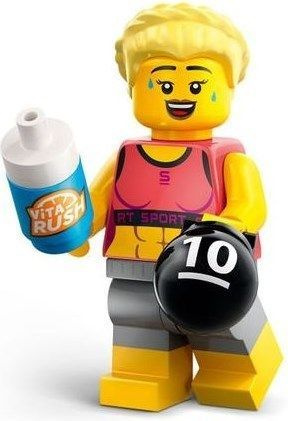 Минифигурка LEGO 71045 Серия 25 Фитнесс инструктор (Fitness Instructor)  #1