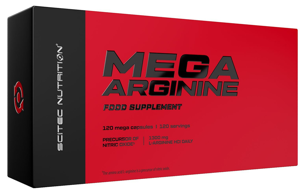 Аминокислота Scitec Nutrition Mega Arginine 120 капс. (капсула 1, 48 г.) #1