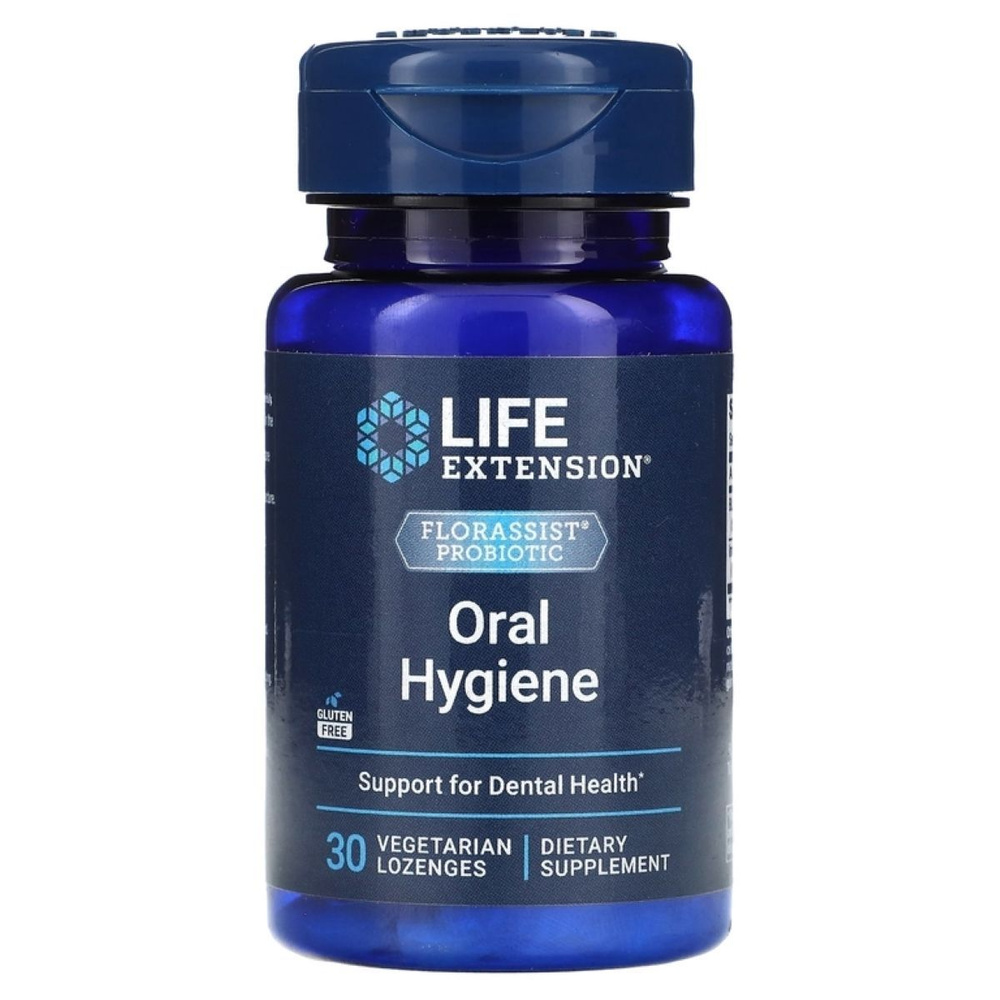 Пробиотики Life Extension Florassist Oral Hygiene 30 пастилок #1