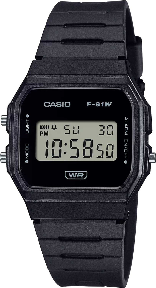 Японские наручные часы Casio F-91WB-1A #1