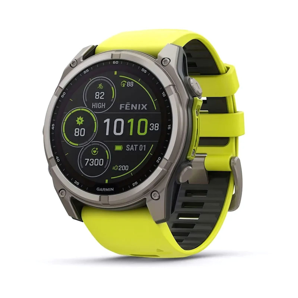 Garmin Умные часы Fenix 8, 35mm, Yellow/Graphite #1