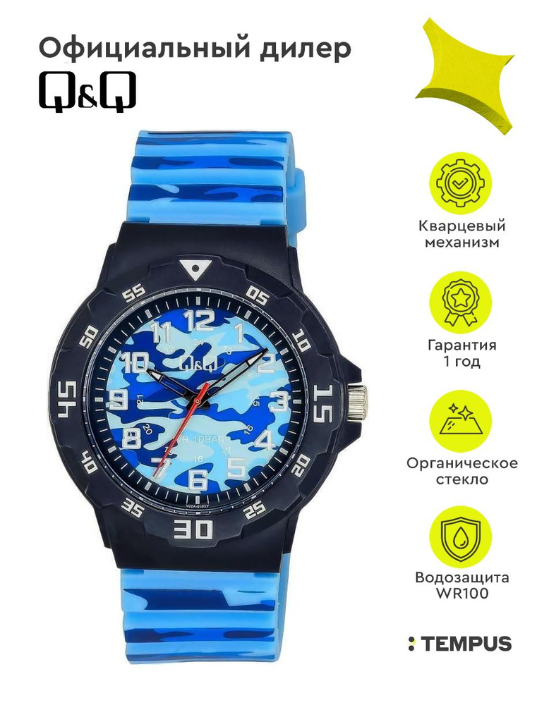 Мужские наручные часы Q&Q Casual V02AJ010Y #1