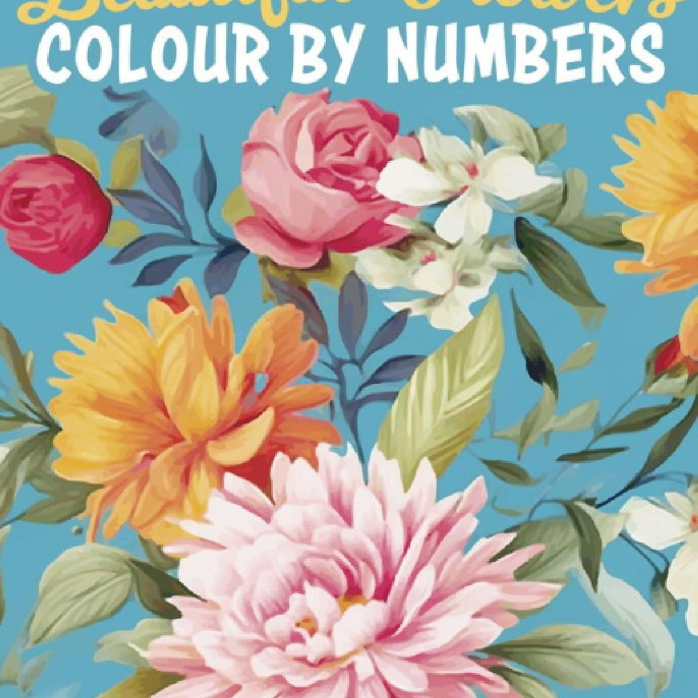 Beautiful Flowers Colour by Numbers #1