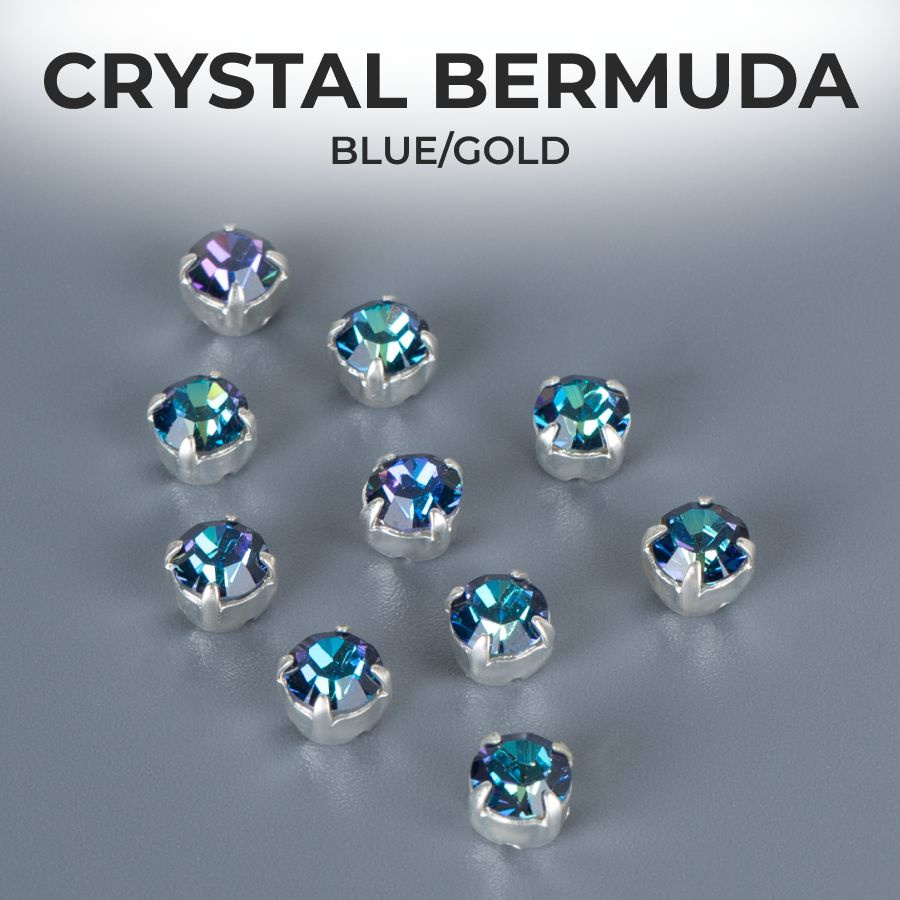 Так же Вы можете выбрать цвет Crystal Bermuda Blue в золотой оправе