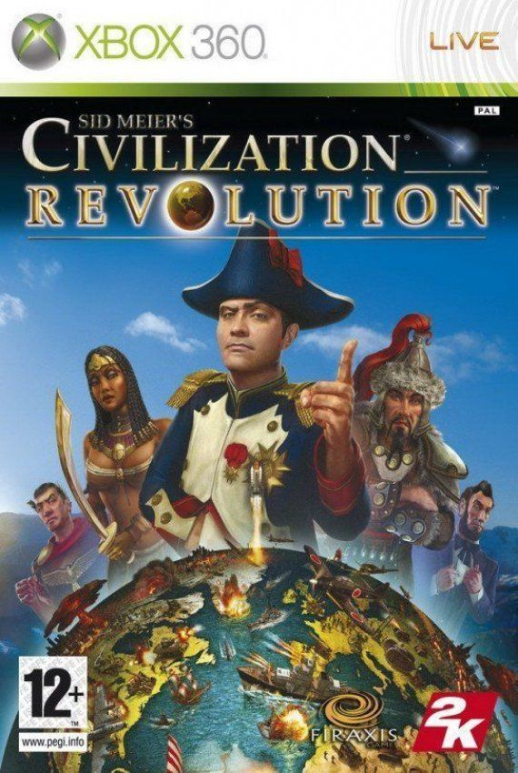 Диск с Игрой Sid Meier's Civilization Revolution (Xbox 360/Xbox One). Новый лицензионный запечатанный диск.