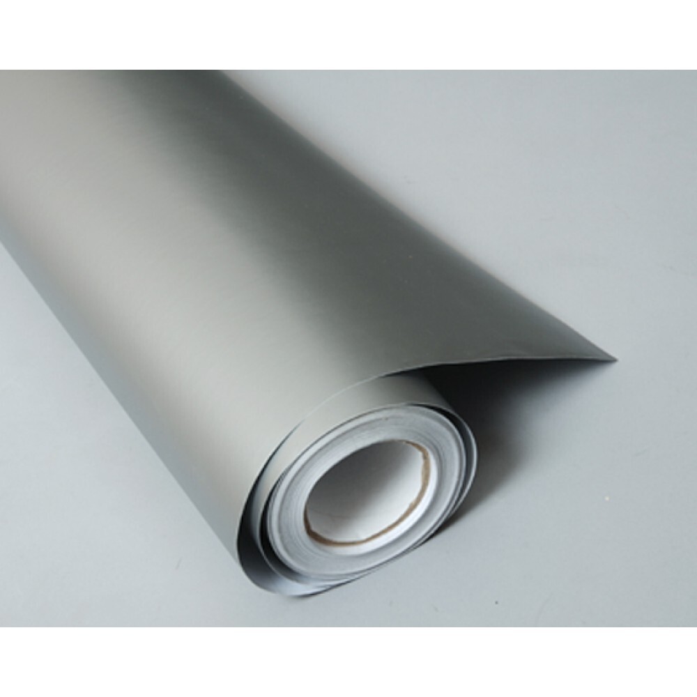 SunGrass/Пленкавиниловаясамоклеящаясясеребристаяматовая1,52х0,50м/Декордляавтомобиляимебели