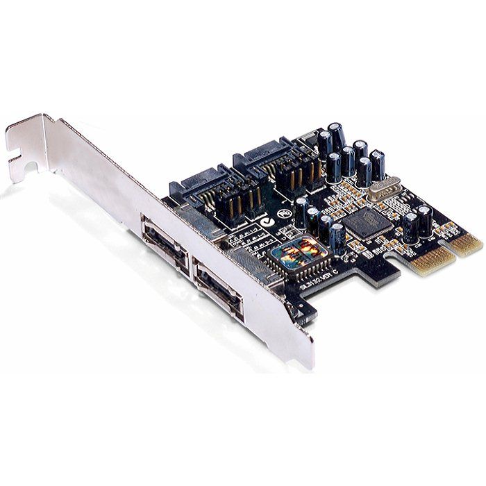 КонтроллерSATA3OrientA1061SPCI-Expressна2SATA3внешних+2внутреннихдо6TB,чипASM1061